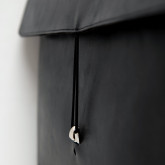 Кожаная сумка-папка для ноутбука темно-серая - изображение 7