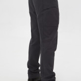 Брюки карго серые, вид сбоку