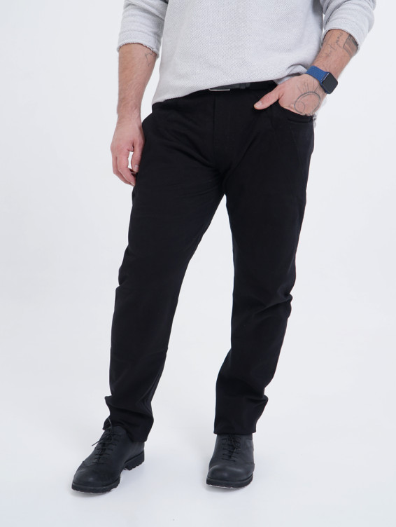 Брюки хлопковые черные