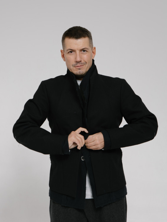 Жакет кирзовый черный