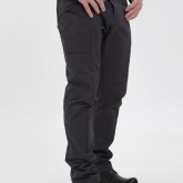 Брюки карго серые, вид спереди