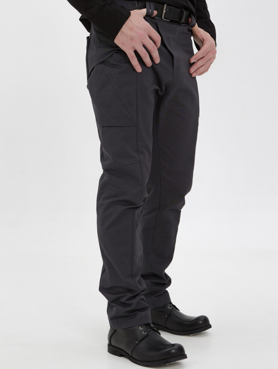 Брюки карго серые