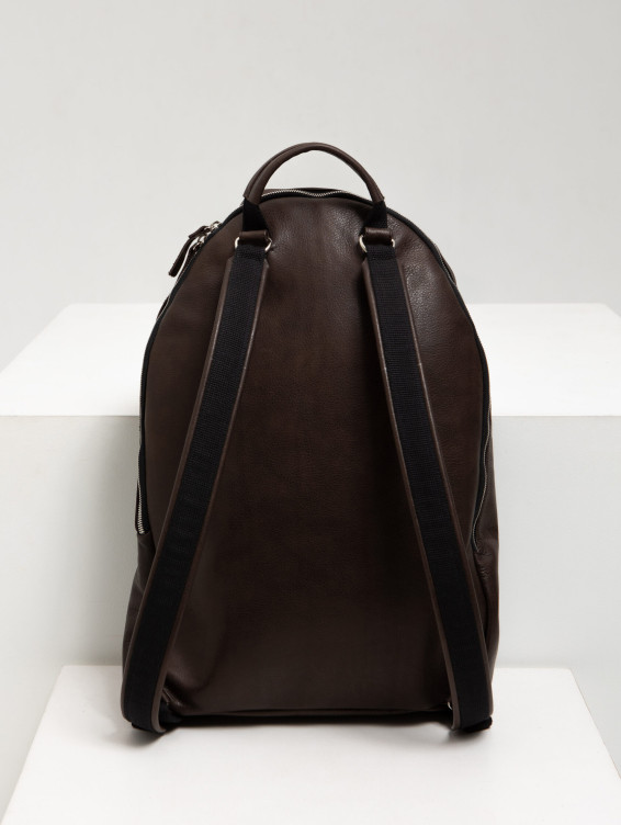 Рюкзак кожаный коричневый