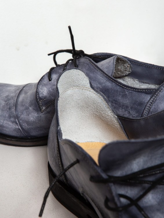 Кожаные туфли Барселона серые