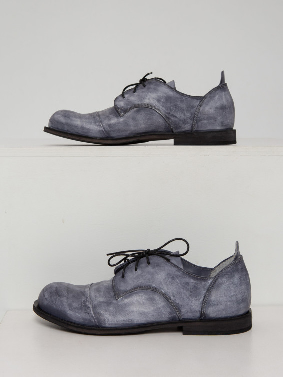 Кожаные туфли Барселона серые