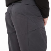 Брюки карго серые, крупный план сзади