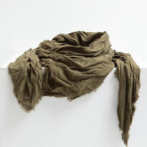 Большой платок на шею зеленый