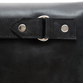 Кожаная сумка-папка для ноутбука темно-серая - изображение 4