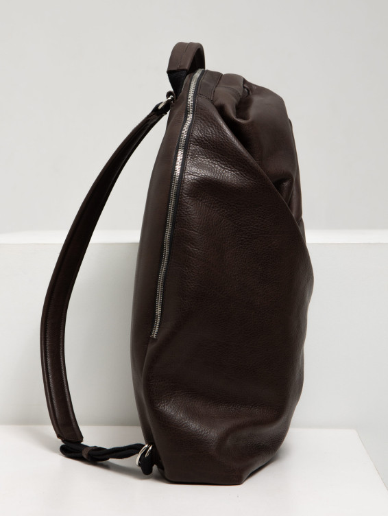 Рюкзак кожаный коричневый