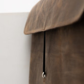 Кожаная сумка-папка для ноутбука коричневая с винтажным эффектом - изображение 9