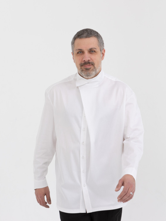 Рубашка оверсайз хлопковая белая