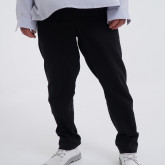 Брюки легкие черные, вид спереди