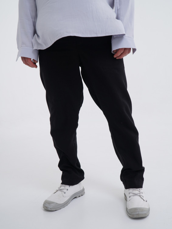 Брюки легкие черные