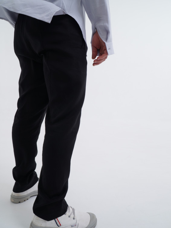 Брюки легкие черные