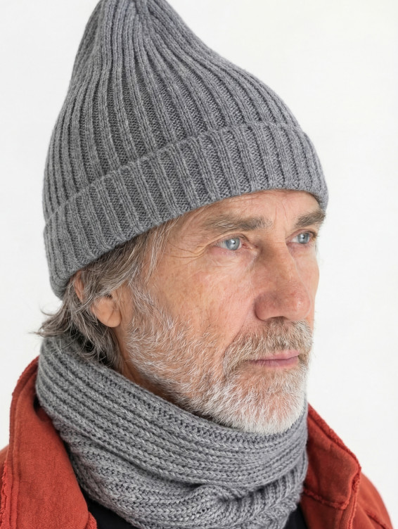 Снуд тёмно-серый