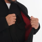 Жакет суконный черный, крупный план