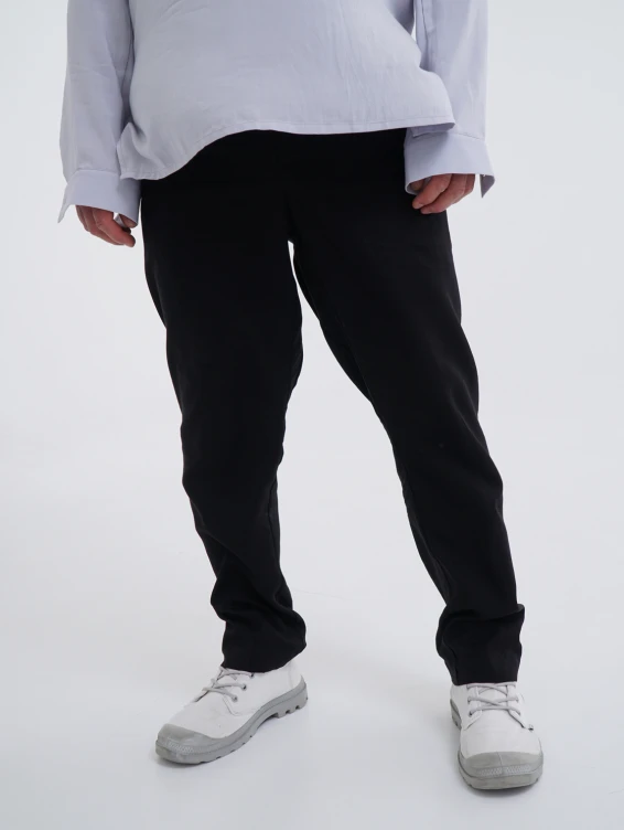 Брюки легкие черные