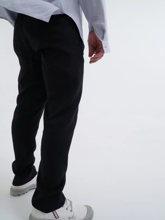 Брюки легкие черные