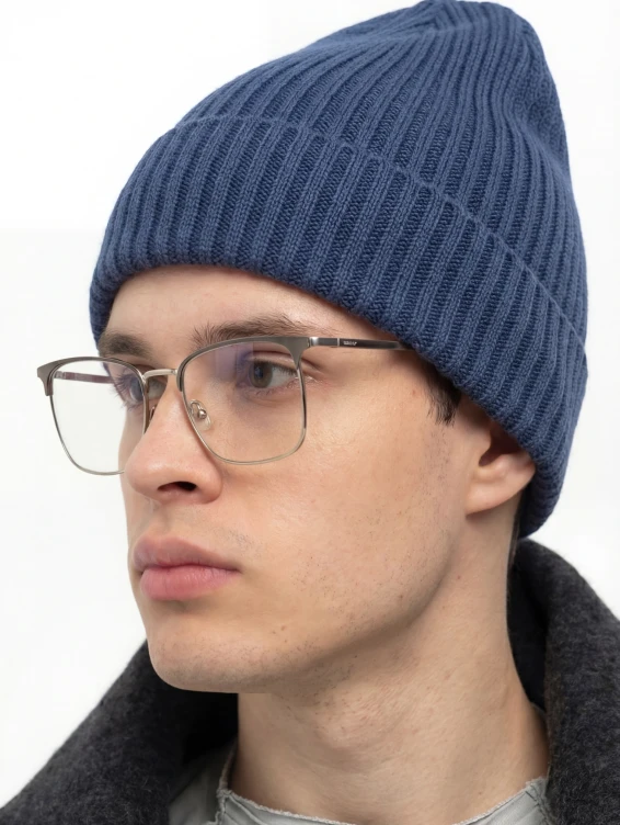 Шапка ko-ko-ko джинсово-синяя