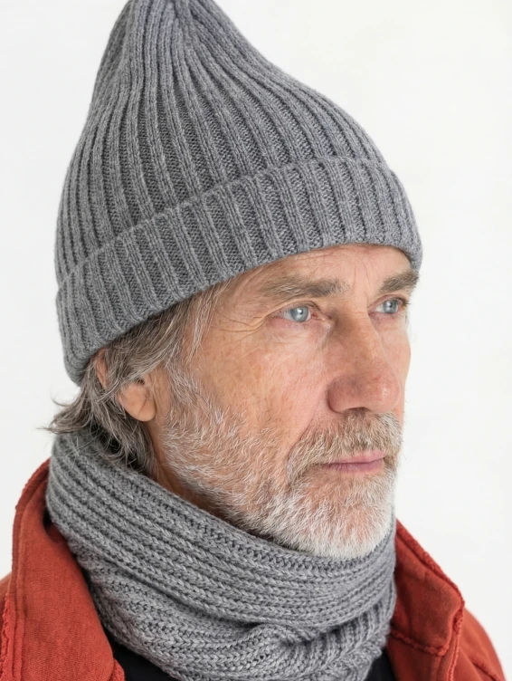 Снуд тёмно-серый