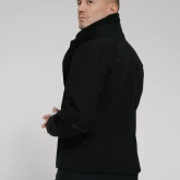 Жакет кирзовый черный, вид сбоку