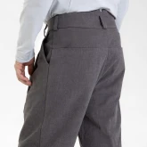 Брюки из джинсы серые, крупный план сзади