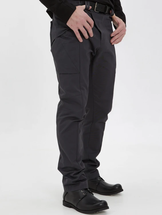 Брюки карго серые