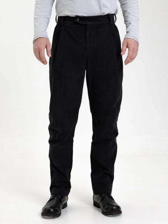 Брюки из джинсы черные