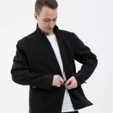 Жакет крапивный черный, вид спереди