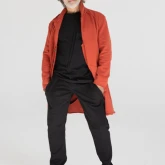 Сюртук трикотажный терракотовый