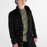 Сюртук трикотажный черный