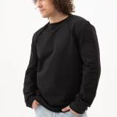 Футболка с длинным рукавом черная