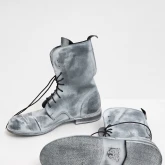 Высокие кожаные ботинки на шнуровке Burning Man, вид спереди