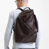 Рюкзак кожаный коричневый