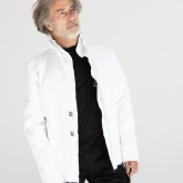 Жакет кирзовый белый