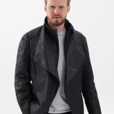 Куртка демисезонная на молнии черная