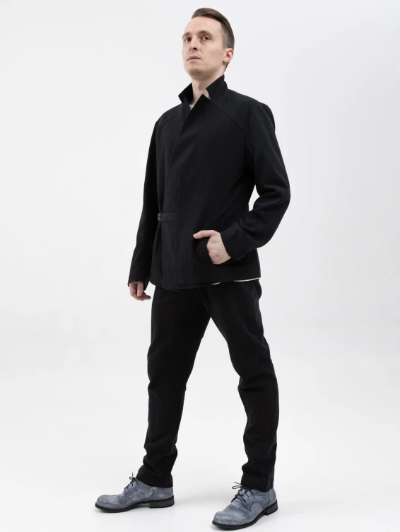 Жакет крапивный черный