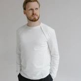 Футболка с длинным рукавом белая