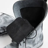 Высокие кожаные ботинки на шнуровке Burning Man, вид сверху