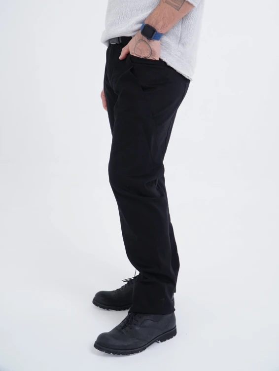 Брюки хлопковые черные