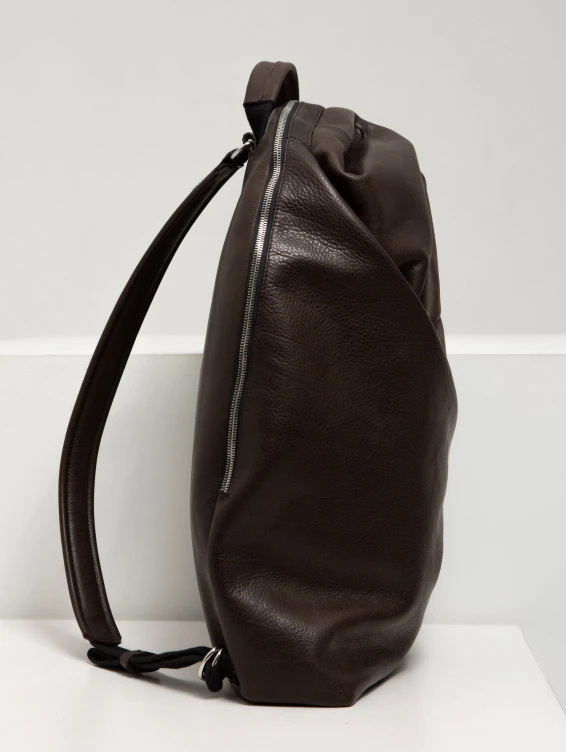 Рюкзак кожаный коричневый