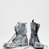 Высокие кожаные ботинки на шнуровке Burning Man, вид спереди