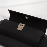 Кожаная сумка с очечником черная - изображение 5