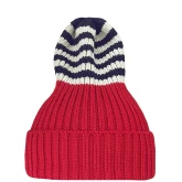 Шапка ko-ko-ko красная с синими полосками