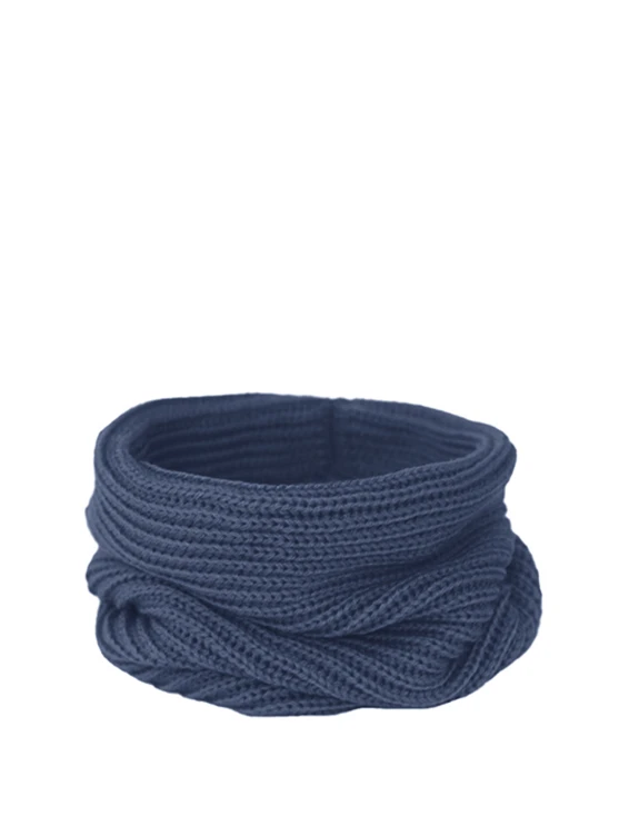 Снуд джинсово-синий