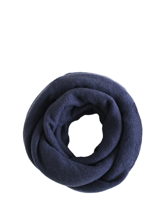 Шарф-хомут тёмно-синий