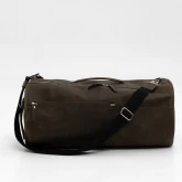 Кожаная сумка-рюкзак зеленая с винтажным эффектом - изображение 7