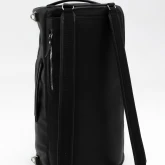 Кожаная сумка-рюкзак черная - изображение 3