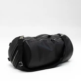 Кожаная сумка-рюкзак черная