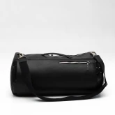 Кожаная сумка-рюкзак черная - изображение 6